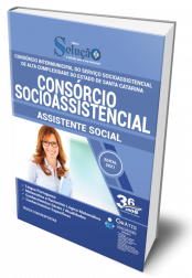 Capa Apostila Consórcio Socioassistencial - SC - Assistente Social