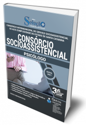 Capa Apostila Consórcio Socioassistencial - SC - Psicólogo