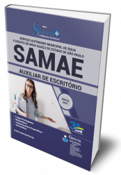 Capa Apostila SAMAE Mogi Guaçu - SP - Auxiliar de Escritório