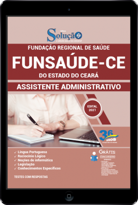 Apostila Funsaúde CE em PDF - Assistente Administrativo - Imagem 1