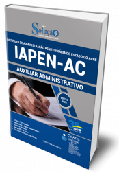 Capa Apostila IAPEN-AC - Auxiliar Administrativo 