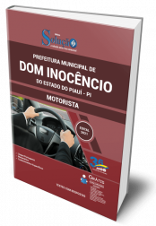 Capa Apostila Prefeitura de Dom Inocêncio - PI - Motorista
