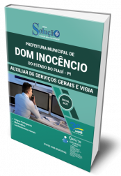 Capa Apostila Prefeitura de Dom Inocêncio - PI - Auxiliar de Serviços Gerais e Vigia