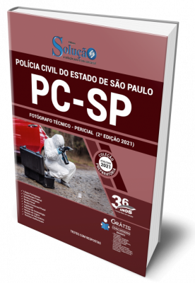 Apostila PC-SP - Fotógrafo Técnico - Pericial (2ª Edição) - Imagem 1