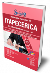 Capa Apostila Prefeitura de Itapecerica - MG  - Ensino Médio: Assistente Administrativo, Auxiliar de Secretaria e Técnico Administrativo Educacional