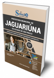 Capa Apostila Prefeitura de Jaguariúna - SP - Comum aos Cargos de Ensino Fundamental Incompleto