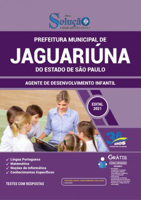 Apostila Prefeitura de Jaguariúna - SP - Agente de Desenvolvimento Infantil - Imagem 2