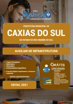 Apostila Prefeitura de Caxias do Sul - RS - Auxiliar de Infraestrutura - Imagem 2