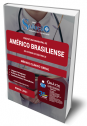 Capa Apostila Prefeitura de Américo Brasiliense - SP - Médico Clínico Geral