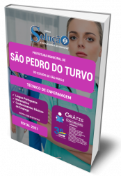 Capa Apostila Prefeitura de São Pedro do Turvo - SP - Técnico de Enfermagem