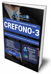 Capa Apostila CREFONO 3 - Comum aos Cargos de Assistente Administrativo Júnior e Fiscal Júnior