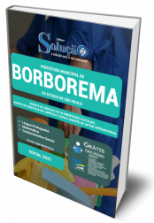 Capa Apostila Prefeitura de Borborema - SP - Agente de Serviço de Alimentação Escolar, Agente de Serviços de Limpeza e Copa e Agente de Apoio Operacional