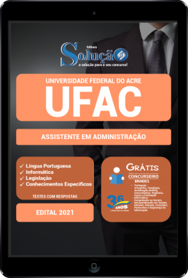 Apostila UFAC em PDF - Assistente em Administração - Imagem 1