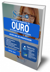 Capa Apostila Prefeitura de Ouro - SC - Auxiliar de Professor