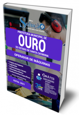 Apostila Prefeitura de Ouro - SC - Operador de Máquinas - Imagem 1