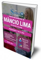 Capa Apostila Prefeitura de Mâncio Lima - AC - Professor 1º ao 5º ano