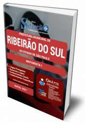 Capa Apostila Prefeitura de Ribeirão do Sul - SP - Motorista I