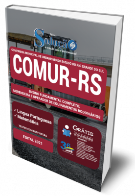 Apostila COMUR-RS - Ensino Fundamental Completo: Merendeira e Operador de Equipamentos Rodoviários - Imagem 1