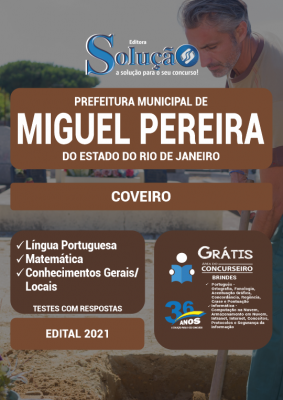 Apostila Prefeitura de Miguel Pereira - RJ - Coveiro - Imagem 2