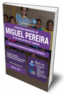 Apostila Prefeitura de Miguel Pereira - RJ - Auxiliar de Desenvolvimento Infantil - Imagem 1