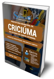 Capa Apostila Prefeitura de Criciúma - SC - Agente de Manutenção, Vigilância e Limpeza