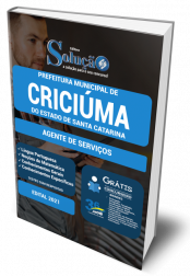 Capa Apostila Prefeitura de Criciúma - SC - Agente de Serviços