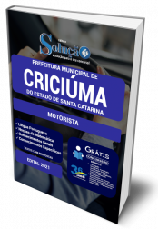 Capa Apostila Prefeitura de Criciúma - SC - Motorista
