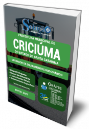Capa Apostila Prefeitura de Criciúma - SC - Operador de Equipamentos Rodoviários