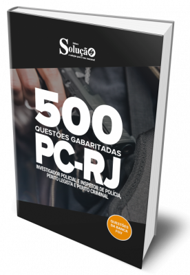 Caderno de Questões PC-RJ - 500 Questões Gabaritadas (Investigador, Inspetor, Perito Legista e Perito Criminal) - Imagem 1