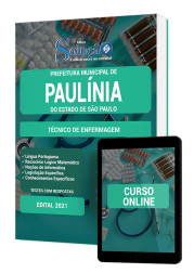 Capa Apostila Prefeitura de Paulínia - SP - Técnico de Enfermagem