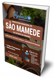Capa Apostila Prefeitura de São Mamede - PB - Auxiliar de Serviços Gerais e Jardineiro/Podador