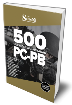 Caderno de Questões PC-PB - 500 Questões Gabaritadas - Imagem 1