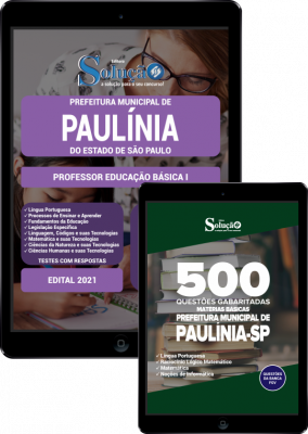 Combo Prefeitura de Paulínia - SP - Professor Educação Básica I - Imagem 1
