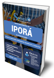 Capa Apostila Prefeitura de Iporá - GO - Ensino Alfabetizado, Fundamental Incompleto e Completo