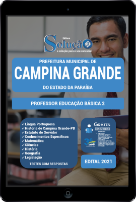 Apostila Prefeitura de Campina Grande - PB em PDF - Professor Educação Básica 2 - Imagem 1