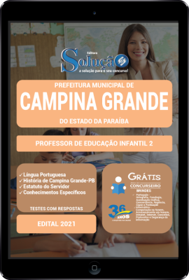 Apostila Prefeitura de Campina Grande - PB em PDF - Professor de Educação Infantil 2 - Imagem 1