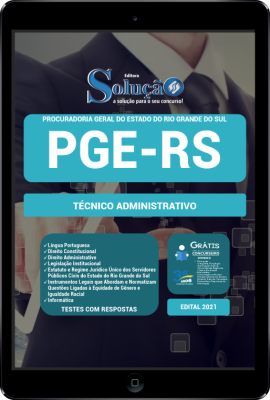 Apostila PGE-RS em PDF - Técnico Administrativo - Imagem 1