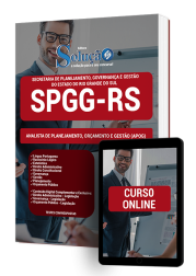 Capa Apostila SPGG-RS - Analista de Planejamento, Orçamento e Gestão (APOG)