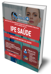 Capa Apostila IPE SAÚDE - RS - Técnico em Gestão de Saúde