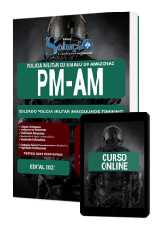 Capa Apostila PM-AM - Soldado Polícia Militar (Masculino e Feminino)