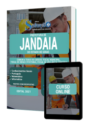 Capa Apostila Prefeitura de Jandaia - GO - Comum a Todos os Cargos: Fiscal Municipal, Fiscal de Obras e Posturas e Fiscal de Vigilância Sanitária