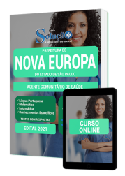 Capa Apostila Prefeitura de Nova Europa - SP - Agente Comunitário de Saúde