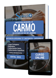 Capa Apostila Prefeitura de Carmo - RJ - Motorista Categoria B e D