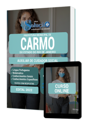 Capa Apostila Prefeitura de Carmo - RJ - Auxiliar de Cuidador Social