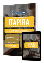 Capa Apostila Prefeitura de Itapira - SP - Ensino Médio: Agente de Serviços I - Tutor Educacional e Agente de Serviços VIII – Serralheiro