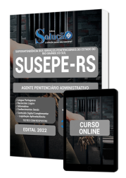 Capa Apostila SUSEPE-RS - Agente Penitenciário Administrativo