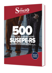 Capa Caderno de Questões SUSEPE-RS - 500 Questões Gabaritadas