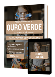 Capa Apostila Prefeitura de Ouro Verde - SP - Trabalhador de Serviços Gerais