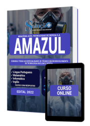 Capa Apostila AMAZUL - Comum a Todas as Especialidades de Técnico em Desenvolvimento de Tecnologia Nuclear e Defesa
