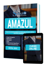 Capa Apostila AMAZUL - Técnico em Desenvolvimento de Tecnologia Nuclear e Defesa - Assistente Administrativo